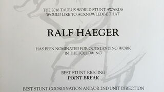 WORLD TAURUS STUNT AWARD