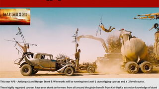 STUNT RIGGING COURSES LEVEL 1 & 2